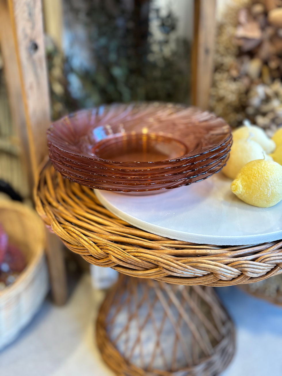 Miniature : Assiettes creuses vintage Rosaline 🏷️ 