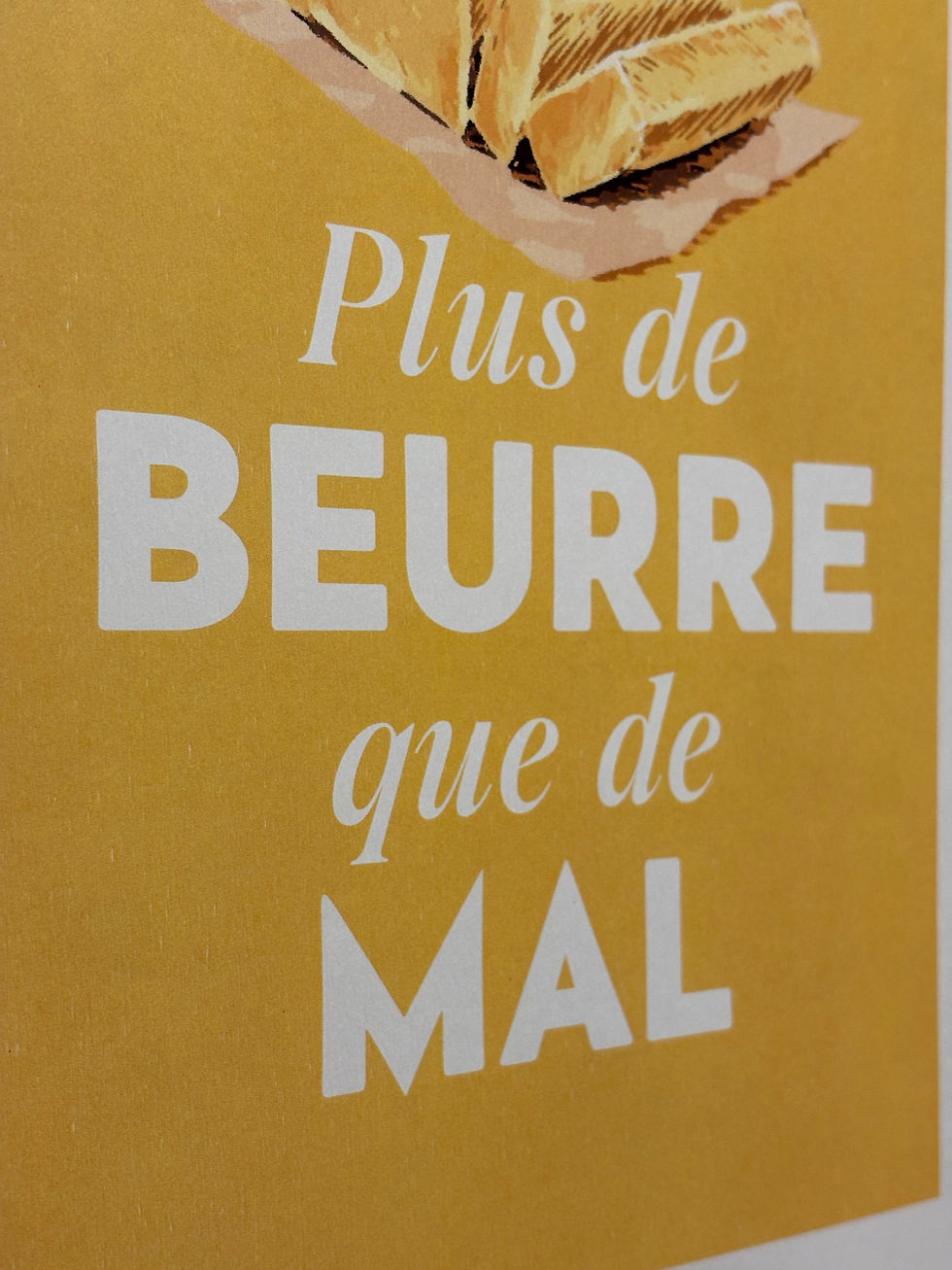 Miniature : Affiche "Plus de beurre que de mal"🇫🇷