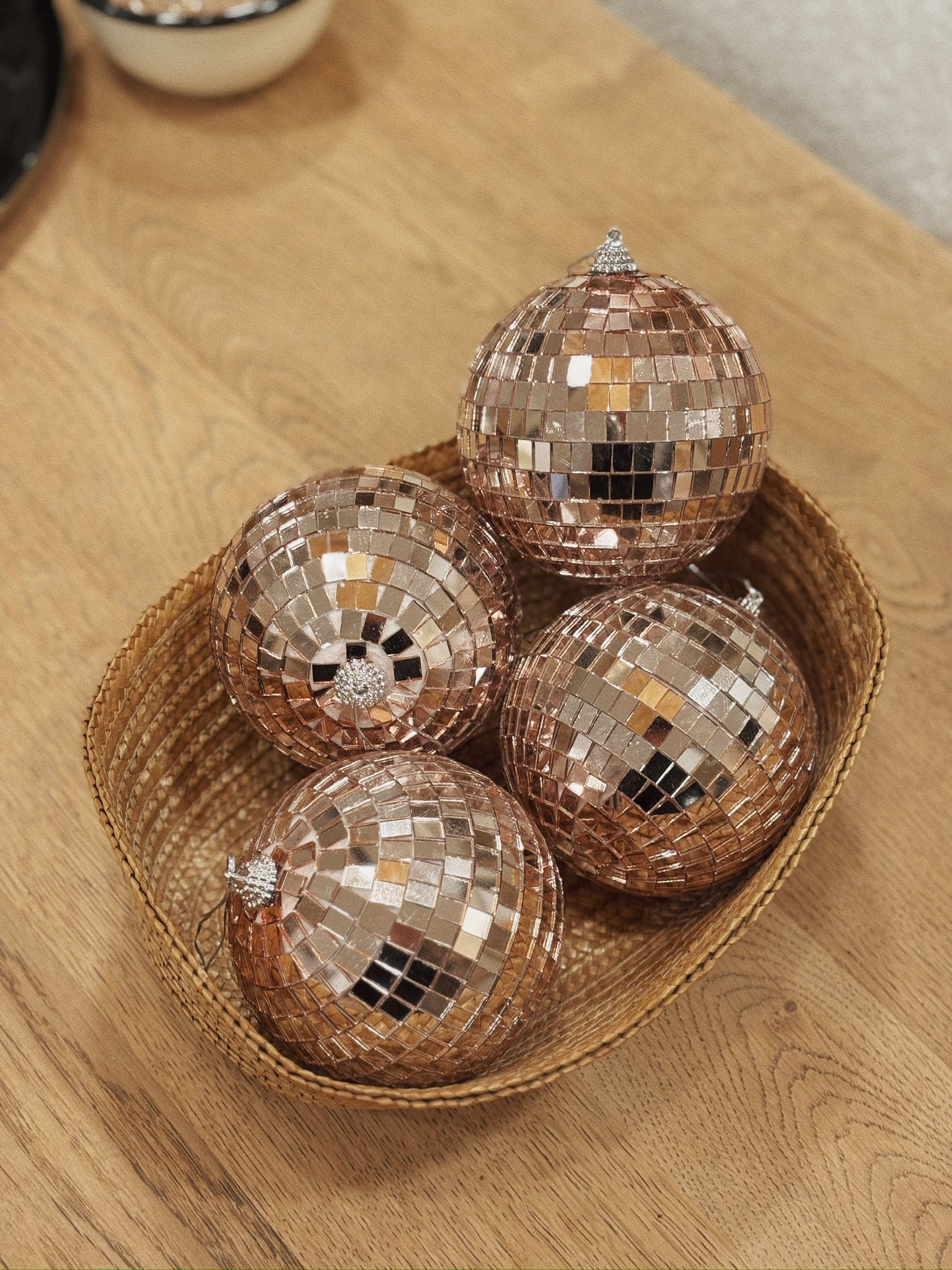 Boule à facettes rose gold TXS