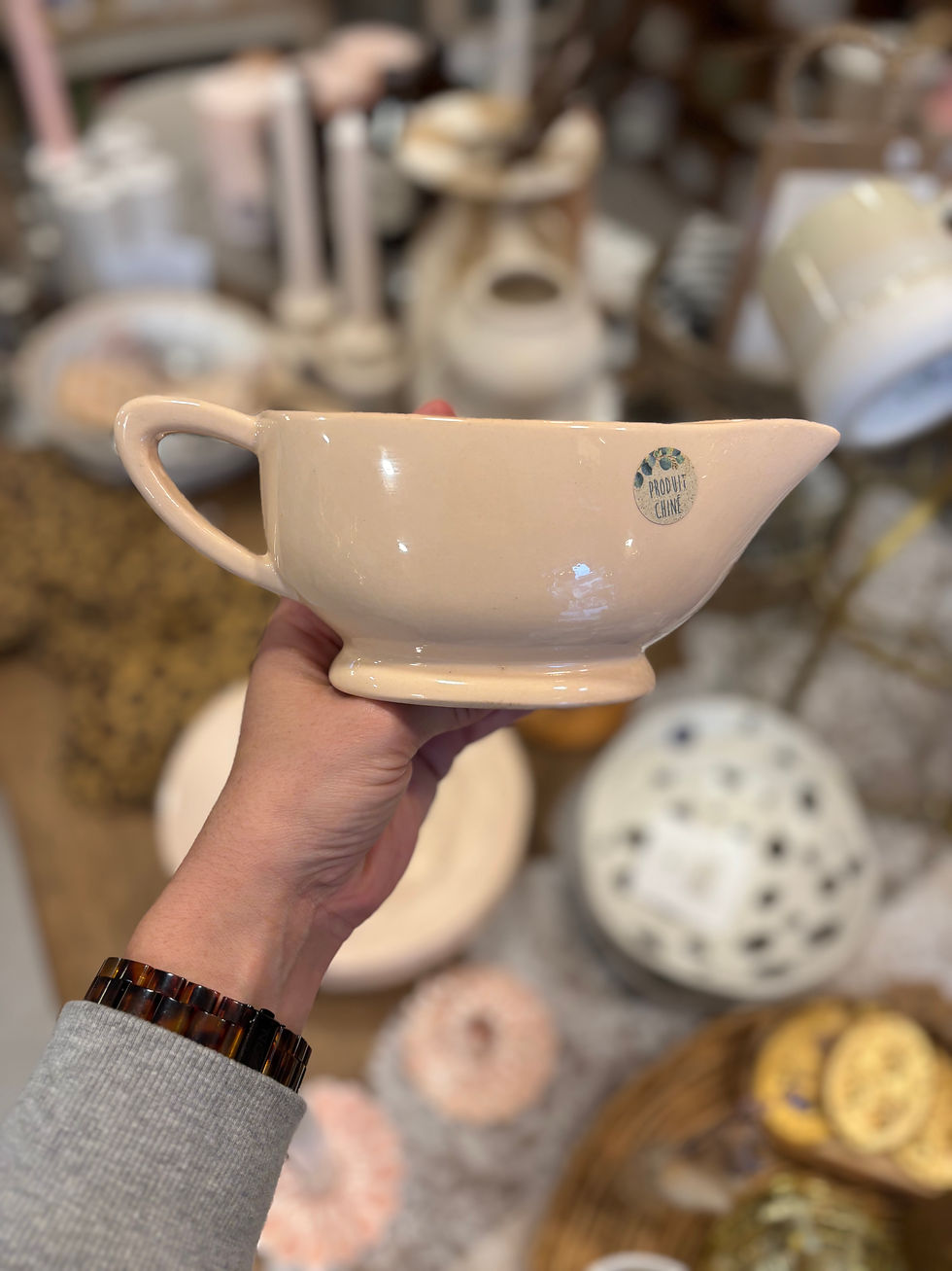 Miniature : Saucière Digoin Sarguemines chinée 🏷️ 