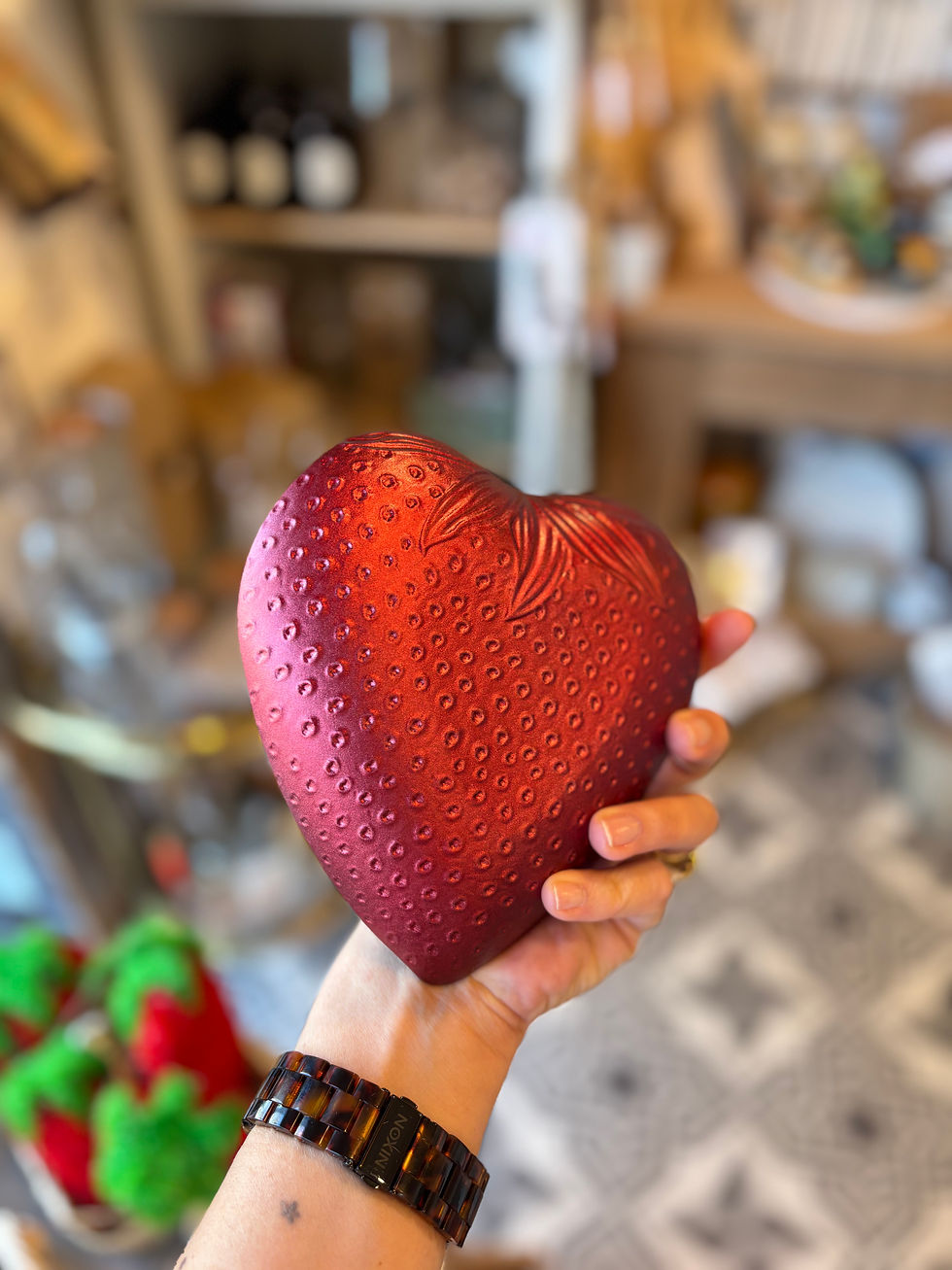 Miniature : Coupelle fraise en verre 🍓 