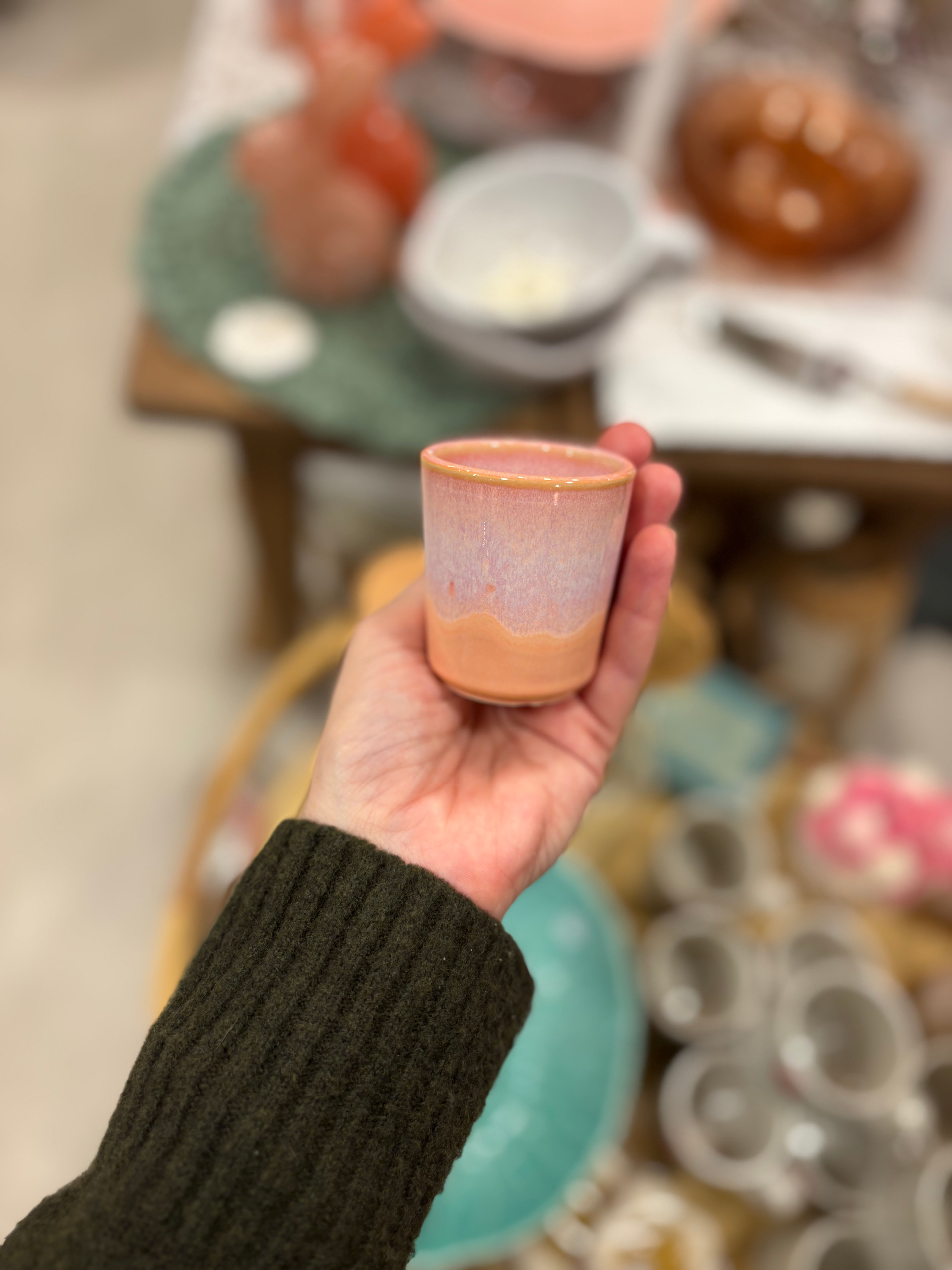 Mini tasse à café colorée en céramique 🇵🇹 🖐️
