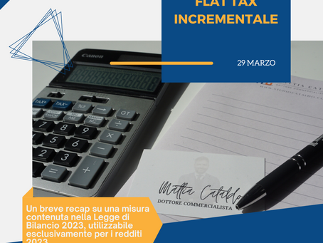 FLAT TAX INCREMENTALE