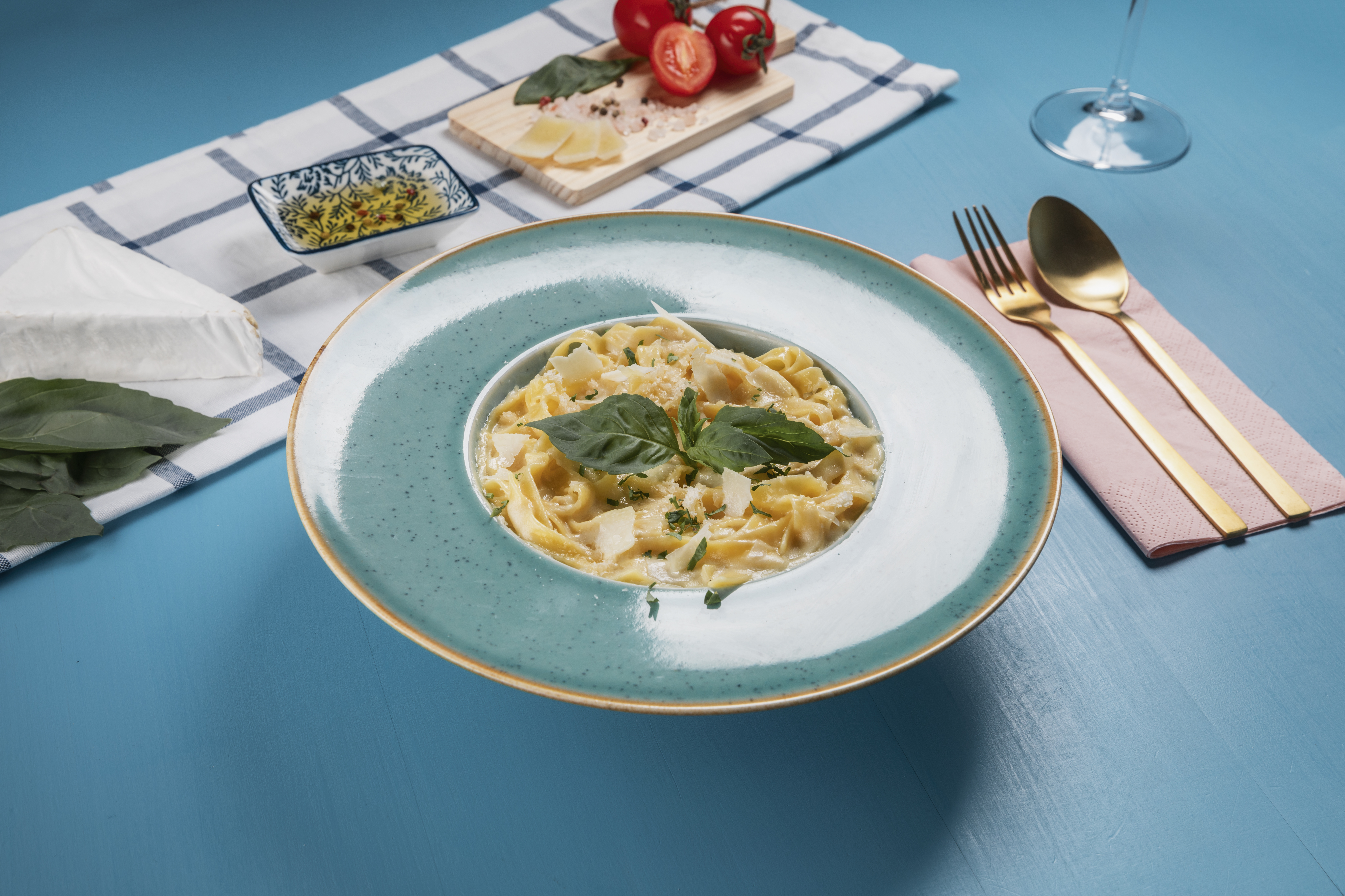 Arranged Food and Objects