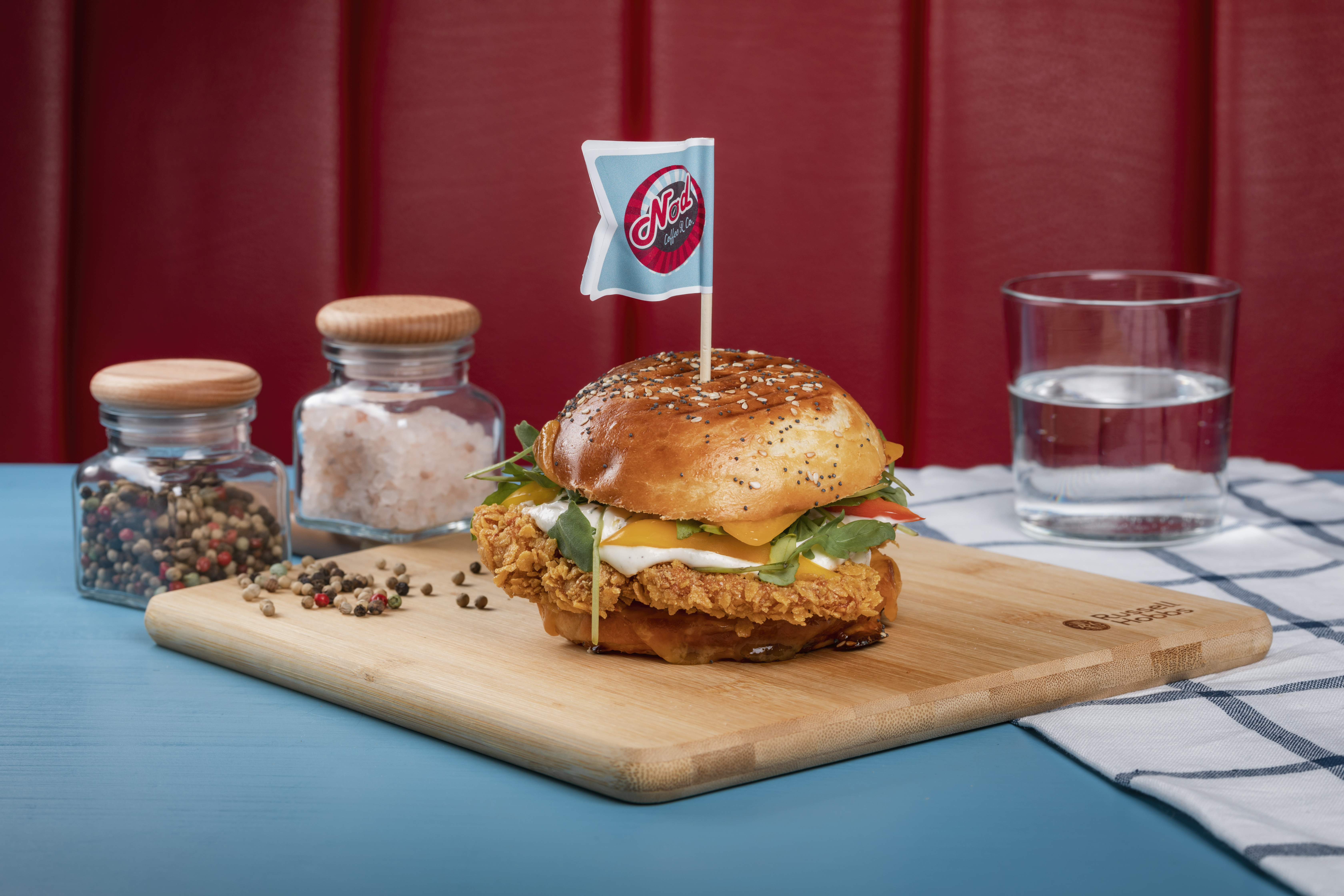 Arranged Food and Objects