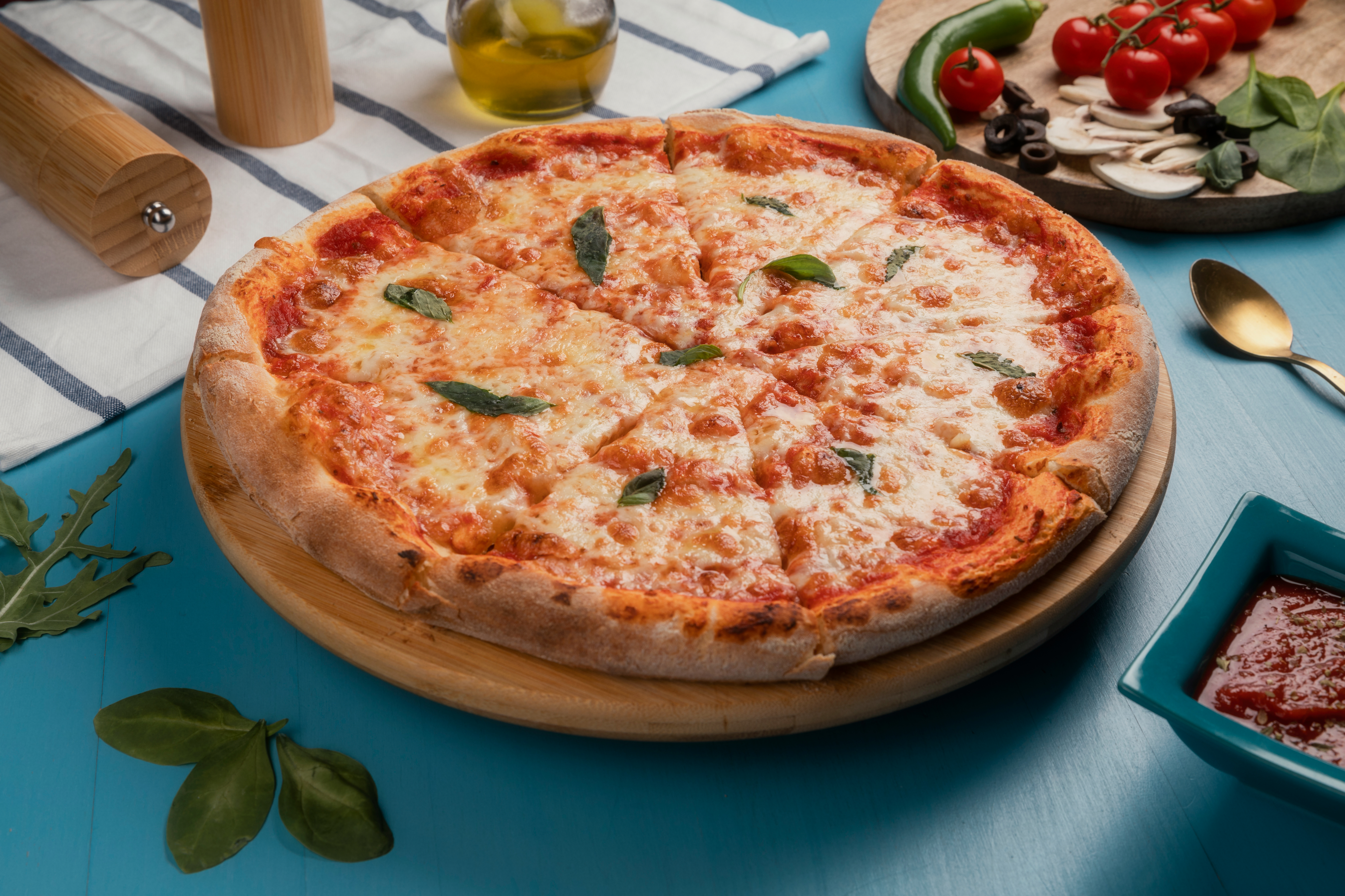 Arranged Food and Objects