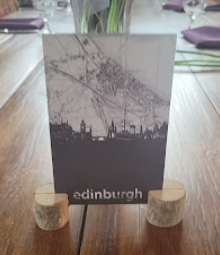 Travel wedding table number