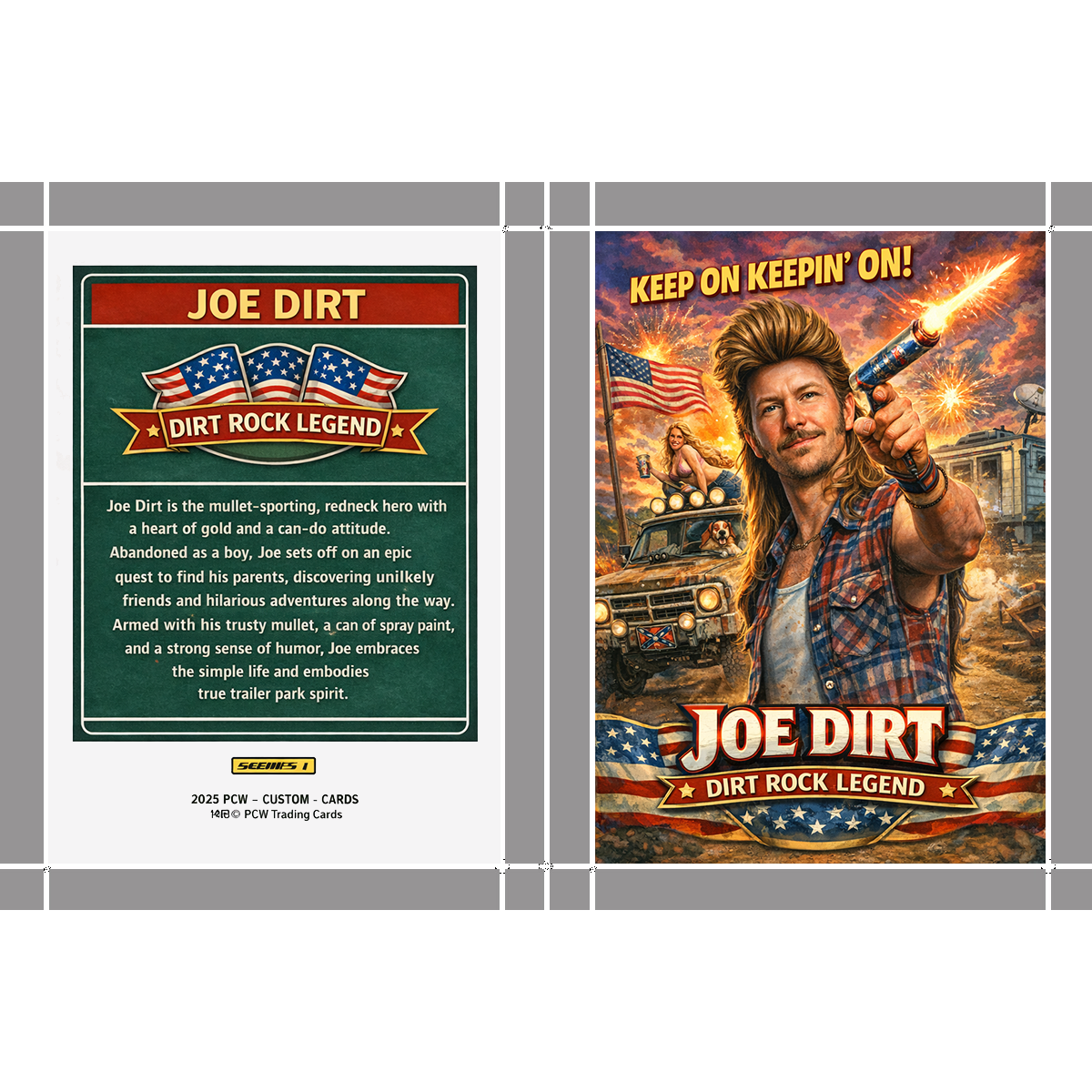 Joe Dirt Print Sheet