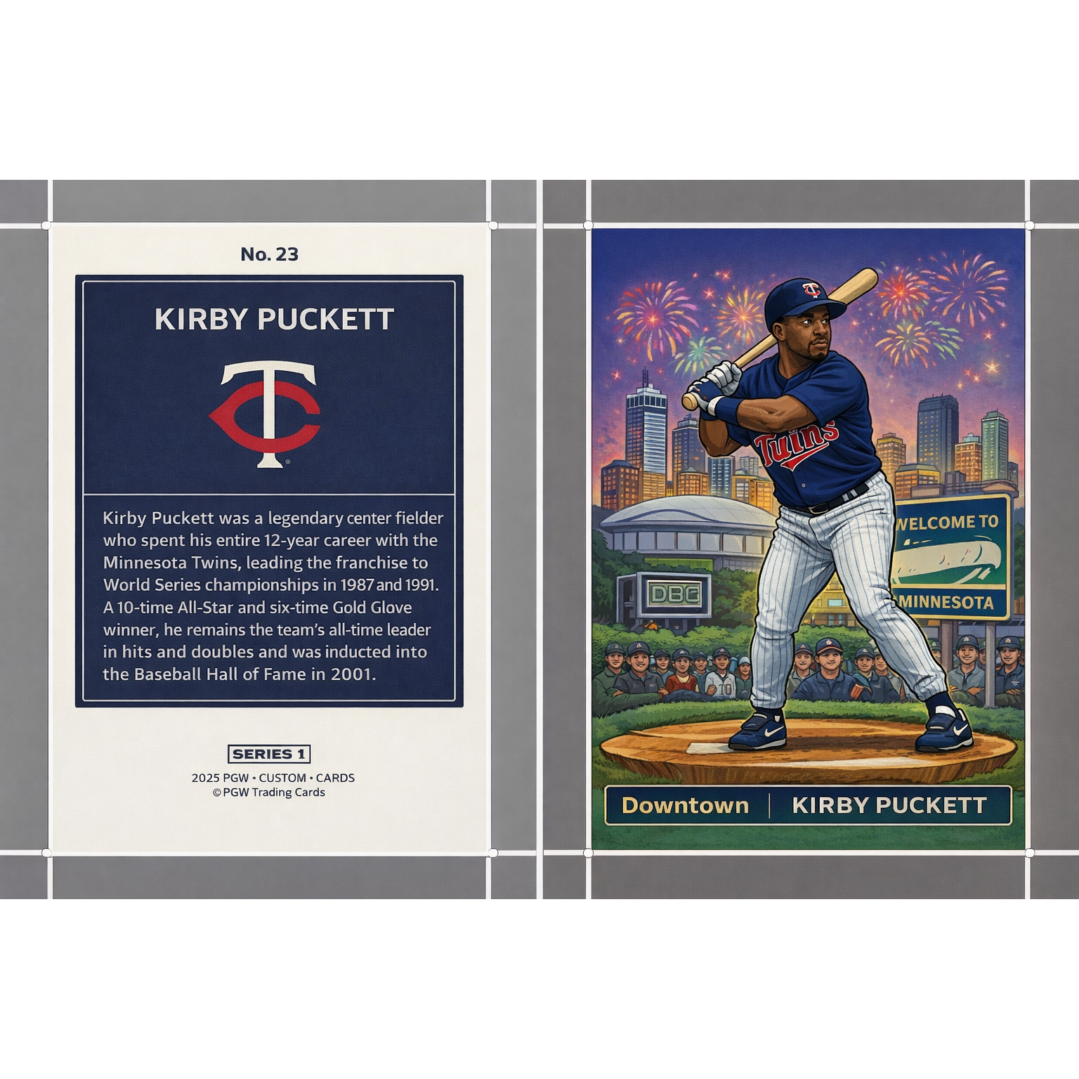 Kirby Puckett Downtown Minnesota Twins c