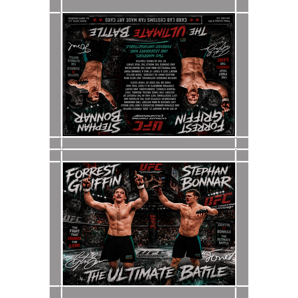 Forrest Griffin & Stephan Bonnar The Ultimate Battle UFC Signature Series