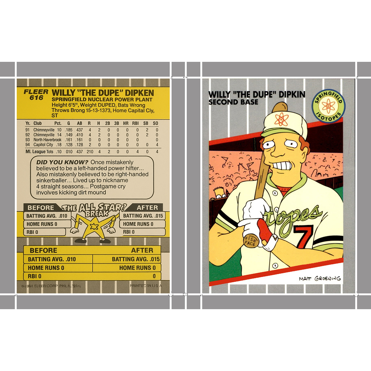 Willy Dipkin - Billy Ripken orginal