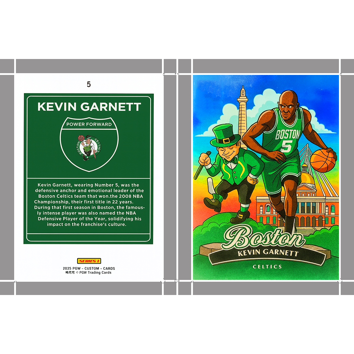Kevin Garnett Downtown Boston Celtics b