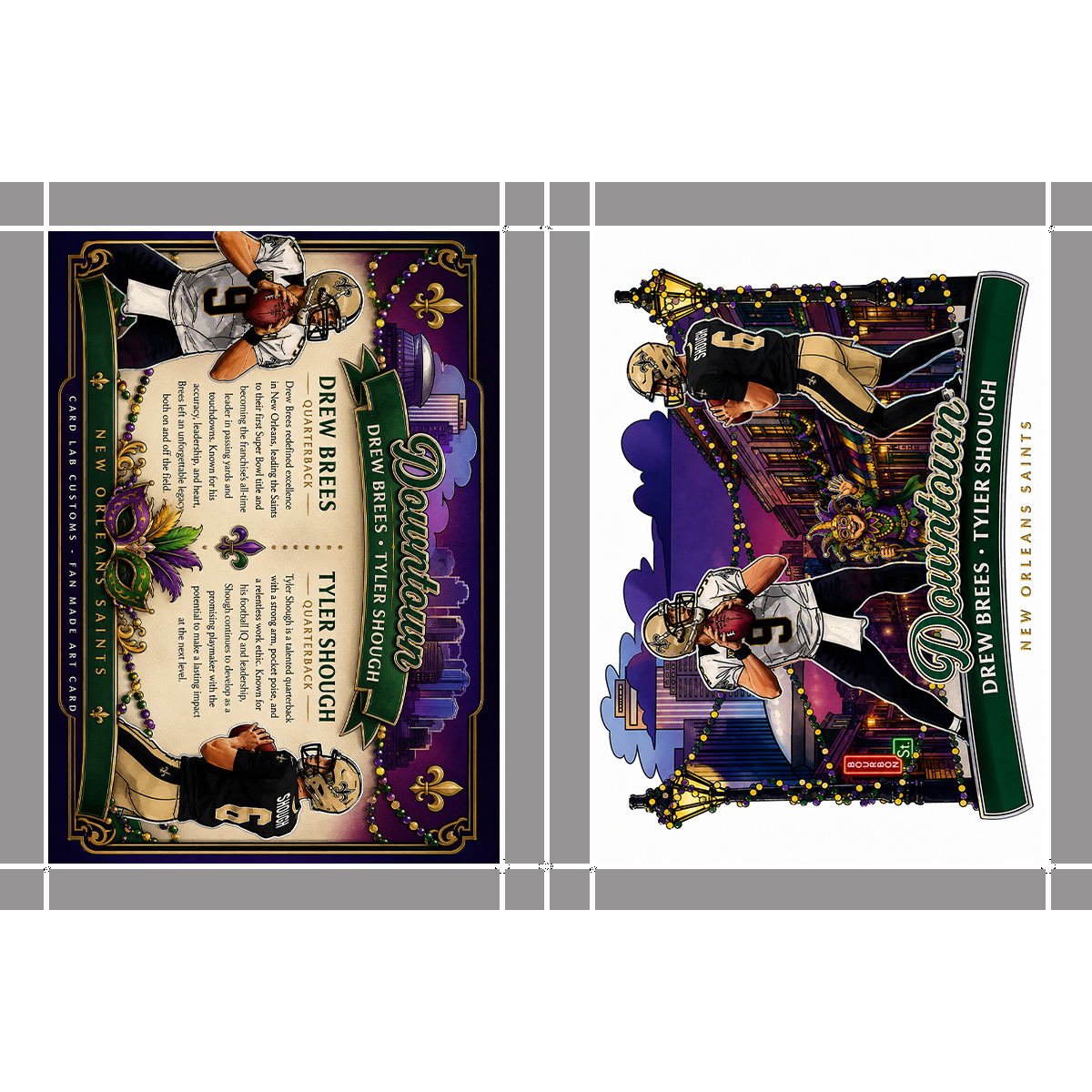 Drew Brees & Tyler Schough Downtown Dual New Orleans b