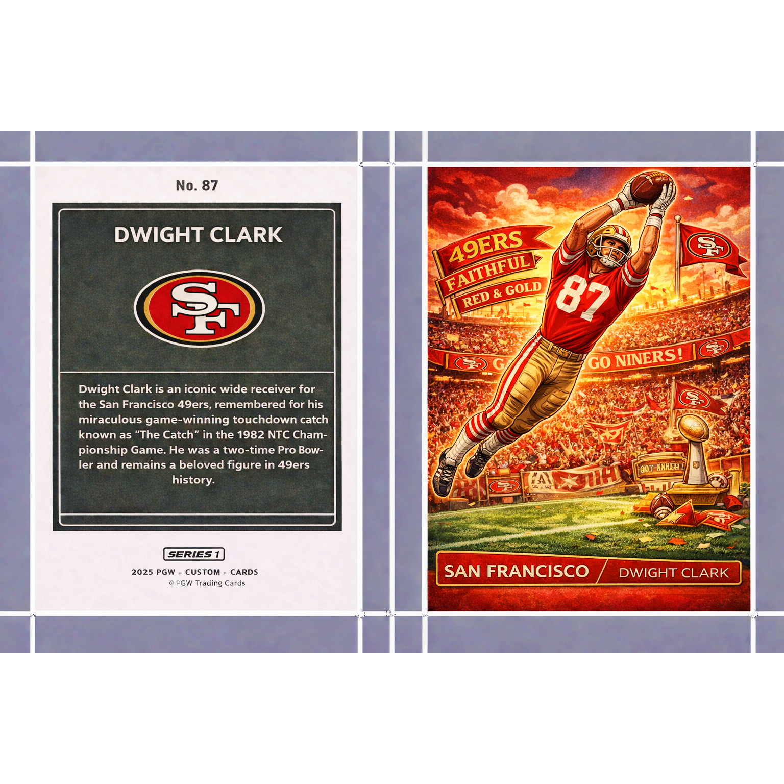 Dwight Clark Downtown San Francisco 49ers