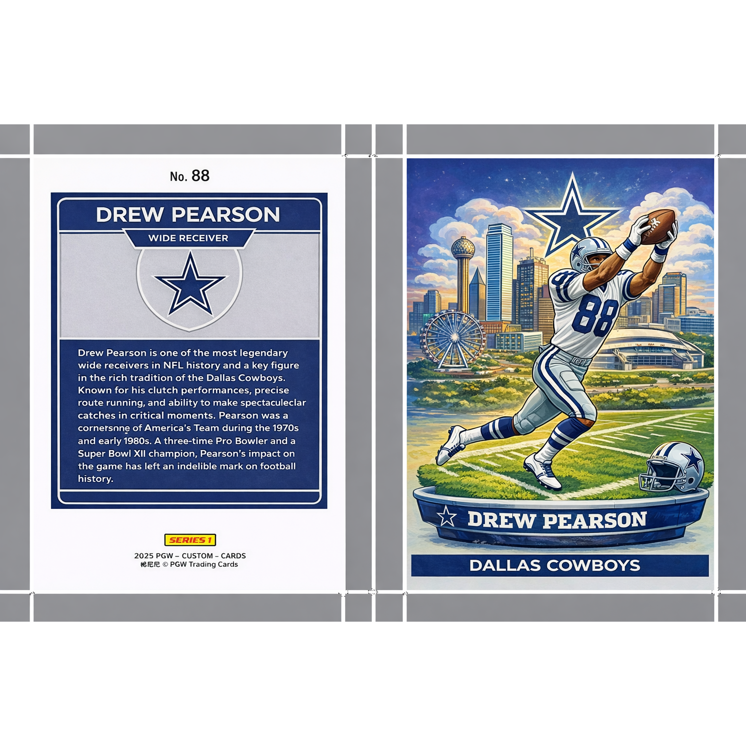 Drew Pearson Downtown Dallas Cowboys the catch