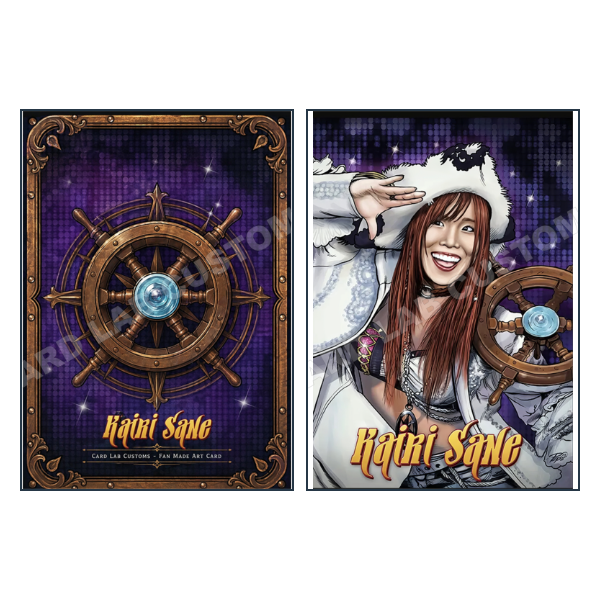 Kairi Sane WWE - Custom Fan Made Card front and back