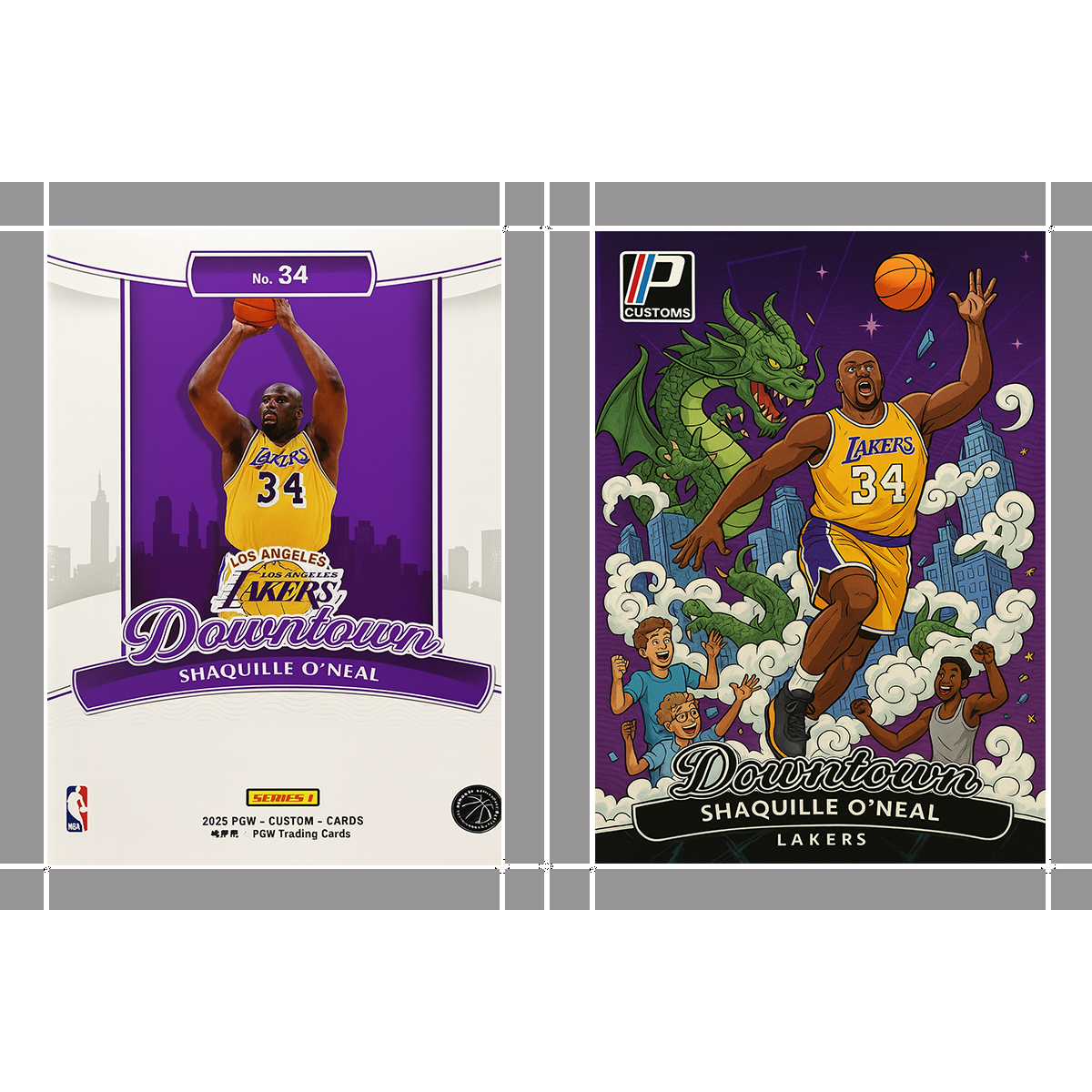 Downtown Shaquille O'Neal Lakers (b) Los Angeles