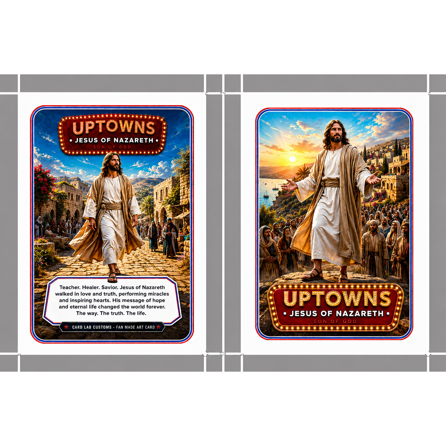 Jesus Christ Uptown - Custom Fan Made Art Card