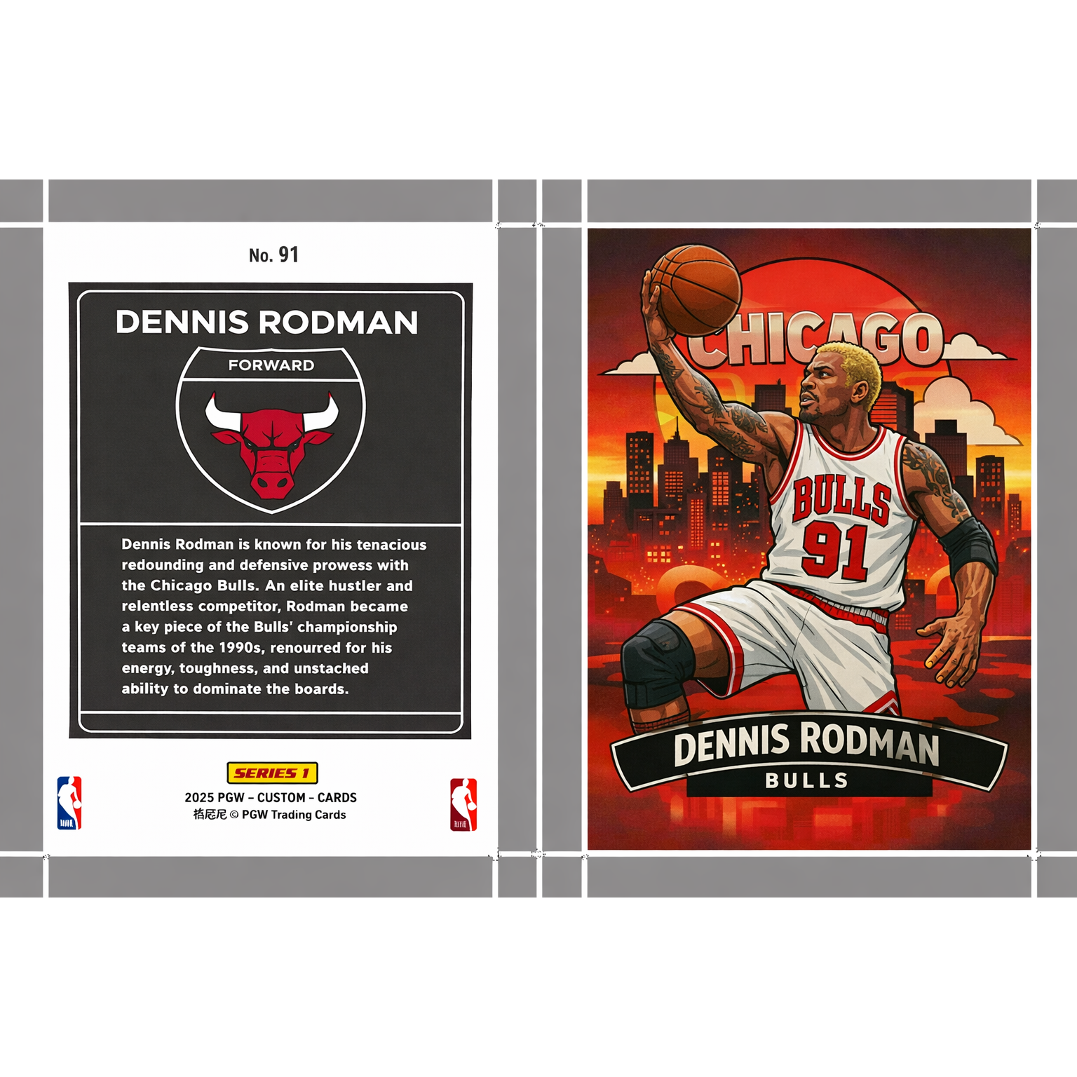 Dennis Rodman Downtown Chicago Bulls