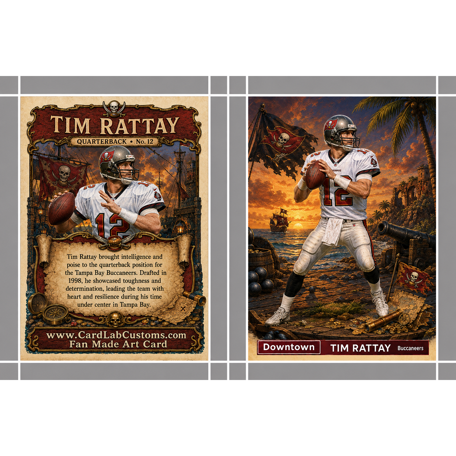Tim Rattay Downtown Tampa Bay Buccaneers