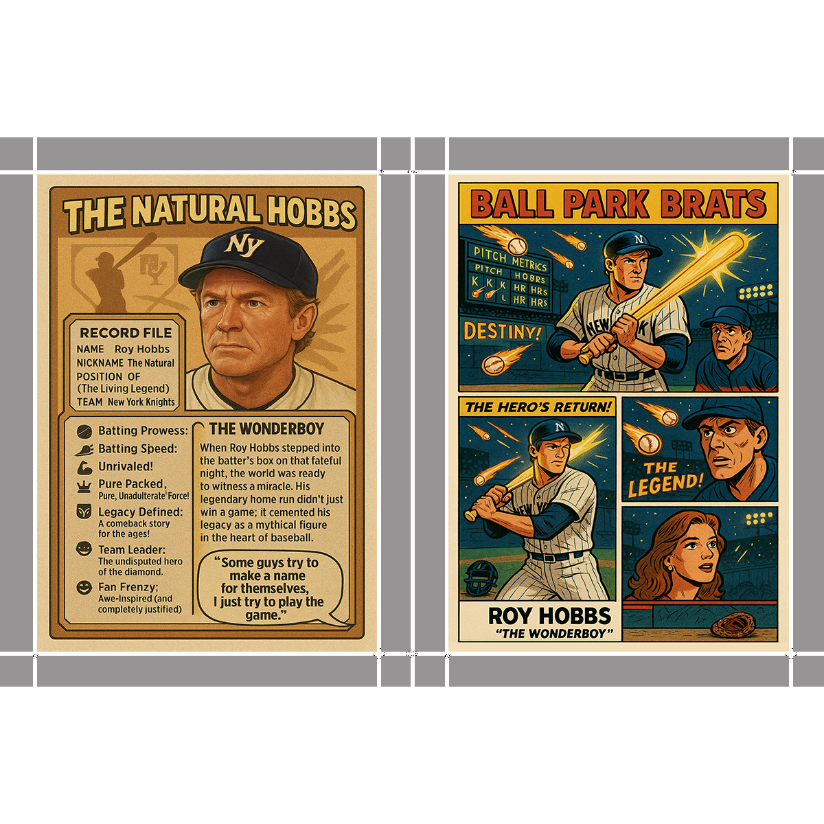 Robert Redford as Roy Hobbs (c)
