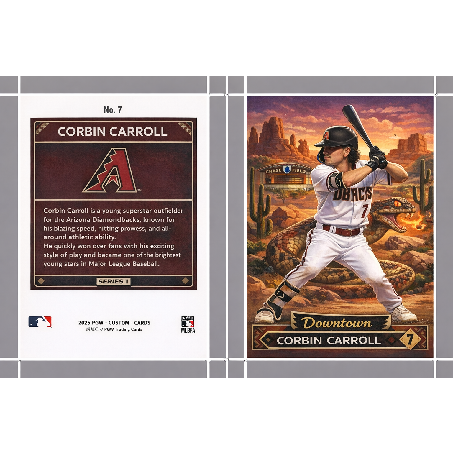 Corbin Carroll Downtown Arizonia Diamond Backs