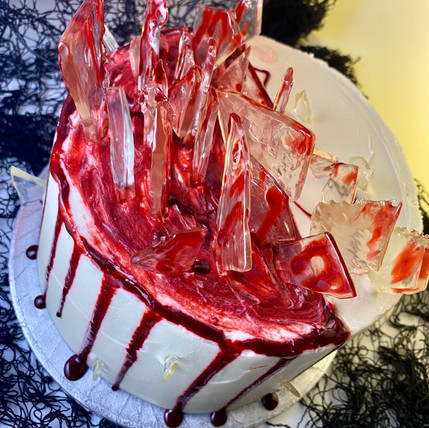 "Bloody" Halloween cake