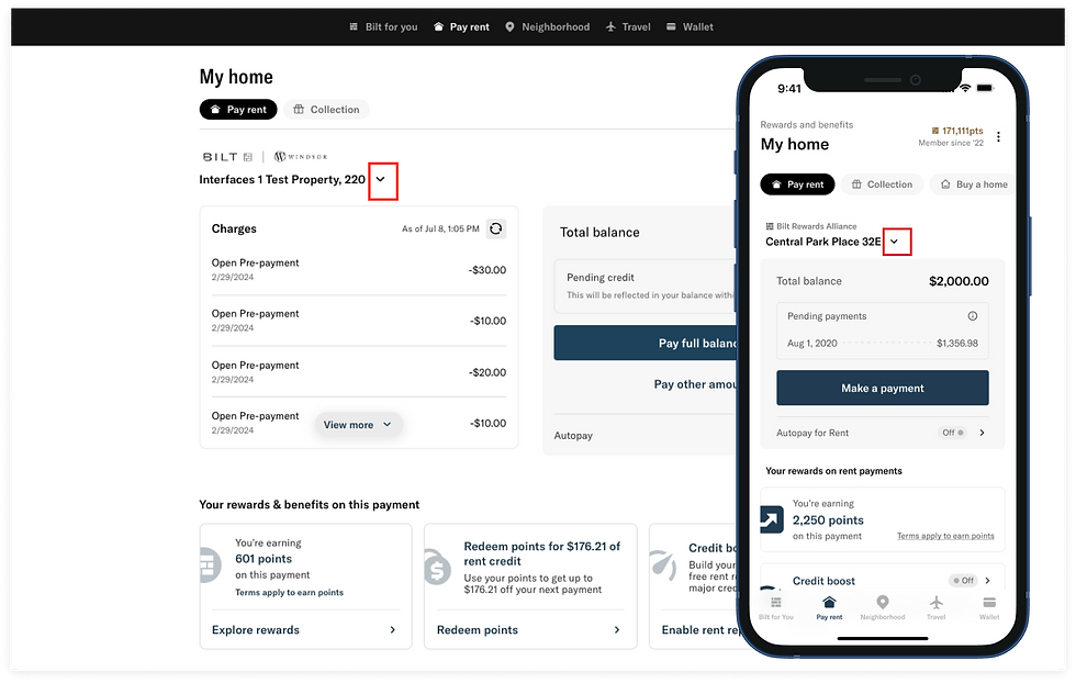 Bilt 2.0 렌트 결제 세팅 가이드