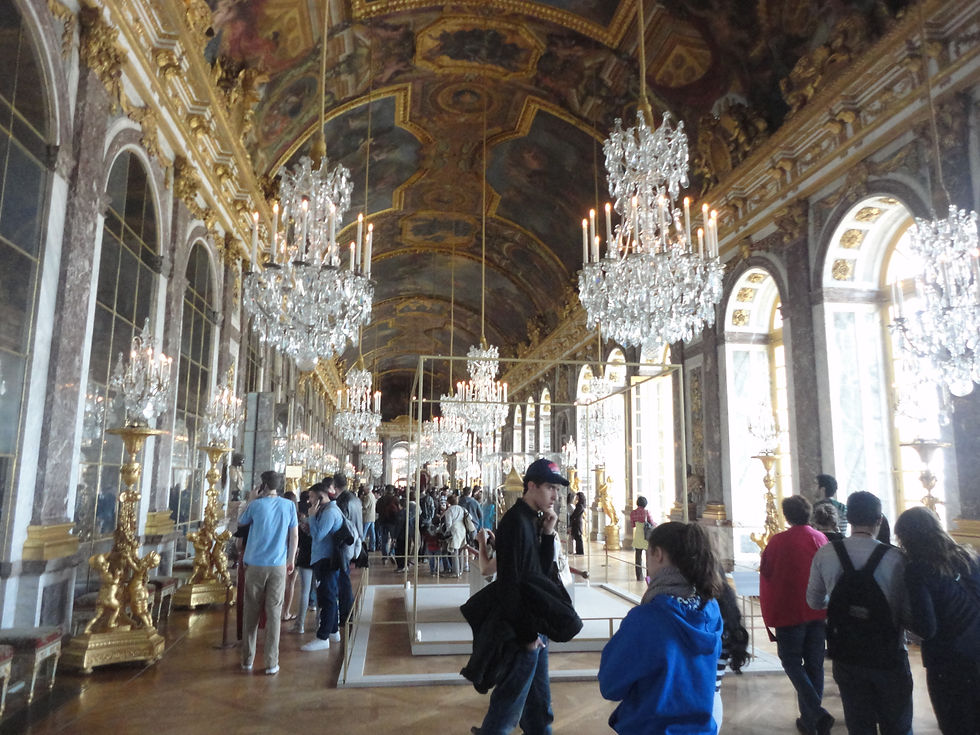The famous Hall of Mirrors