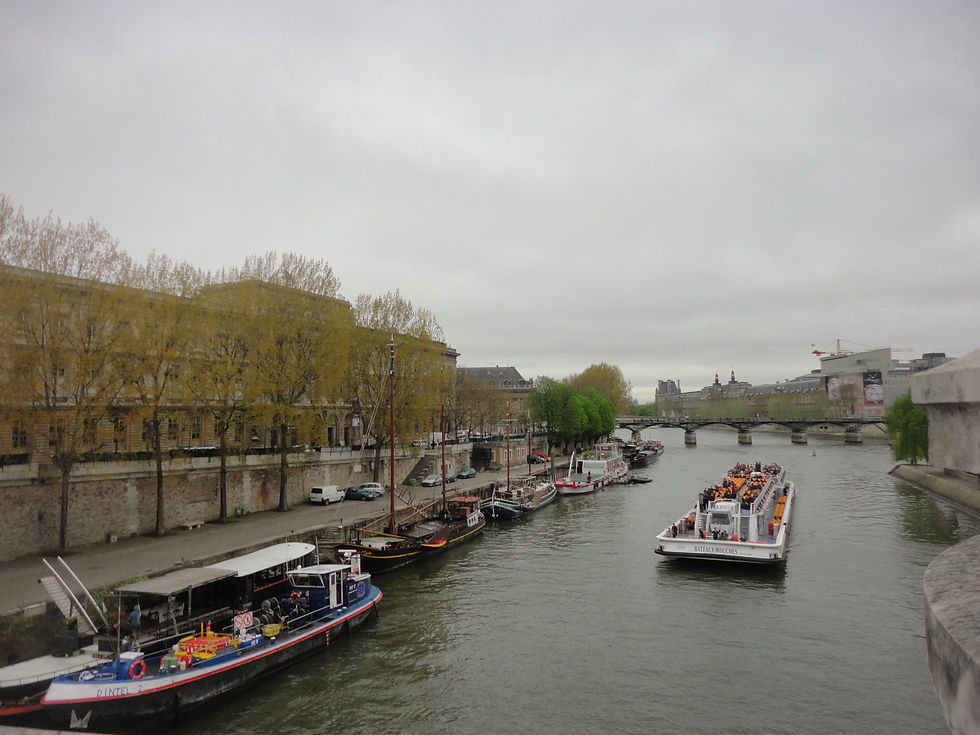 Even a cloudy day couldn't stop the inner beauty of Paris from showing