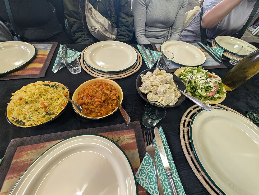 Not pictured, the fantastic chicken dish!