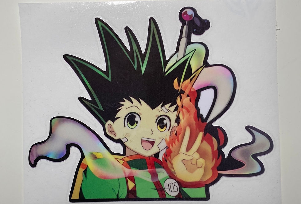 Thumbnail: Gon Freecss Peek Anime Car Sticker