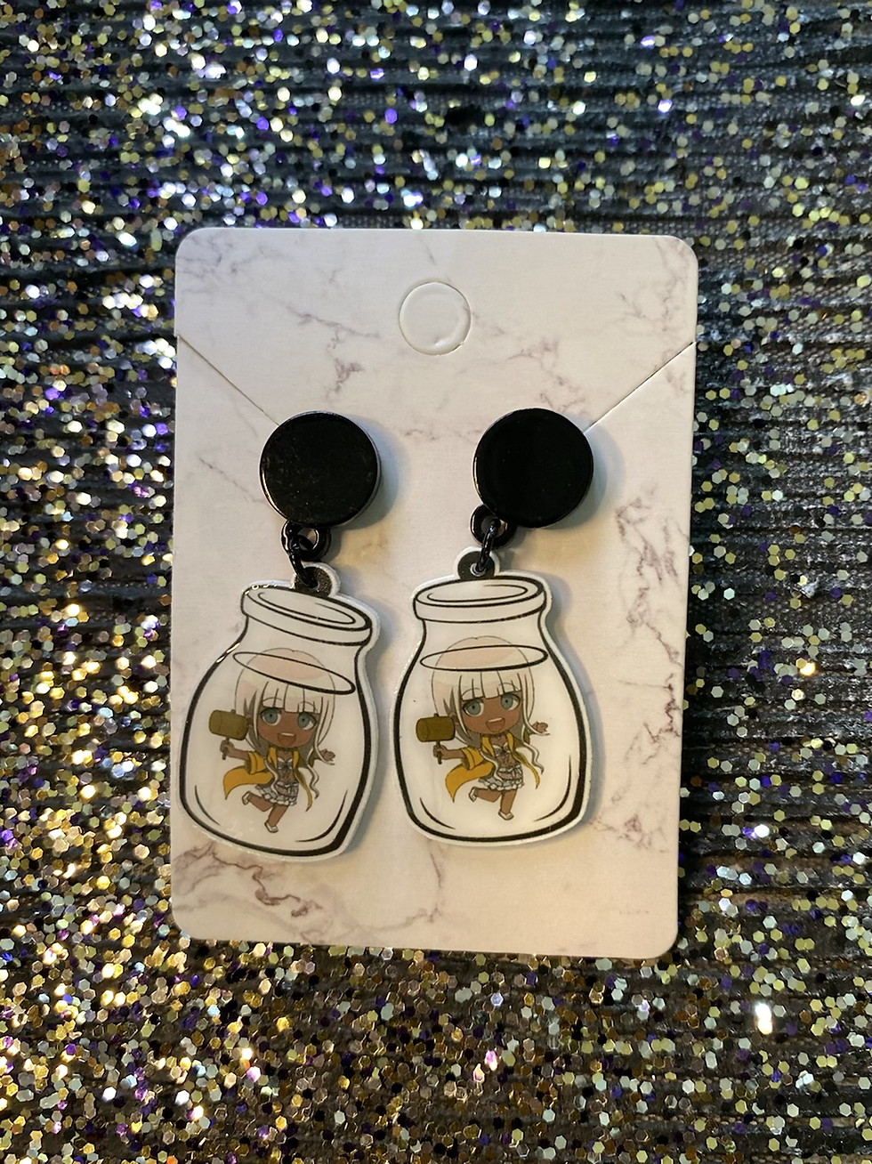Thumbnail: Danganronpa Ultimate Artist Earrings