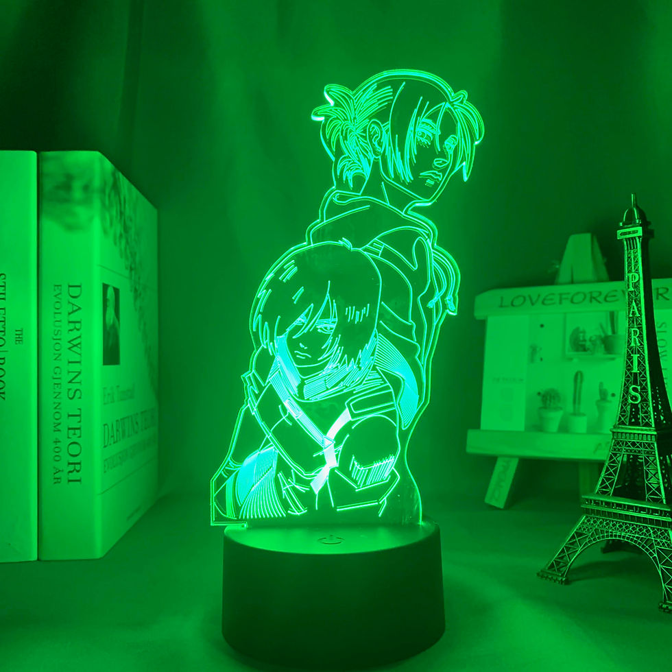 Thumbnail: Attack on Titan Annie Leonhart 3D Night Light with Remote