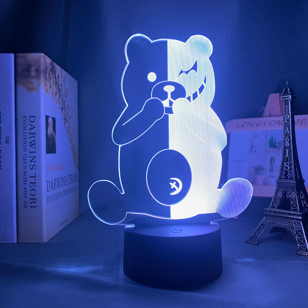Thumbnail: Danganronpa Monokuma 3D Night Light with Remote