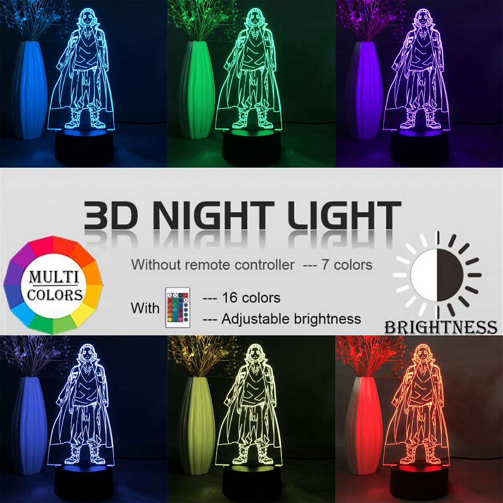 Thumbnail: Tokyo Revenge Manjiro Sano (Mikey) 3D Night Light with Remote