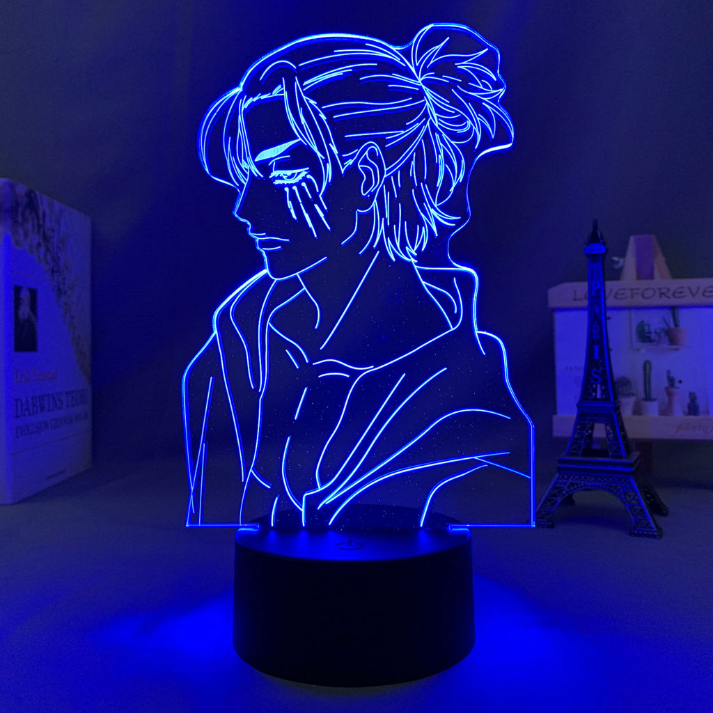 Attack on Titan Eren Yeager 3D Night Light with Remote