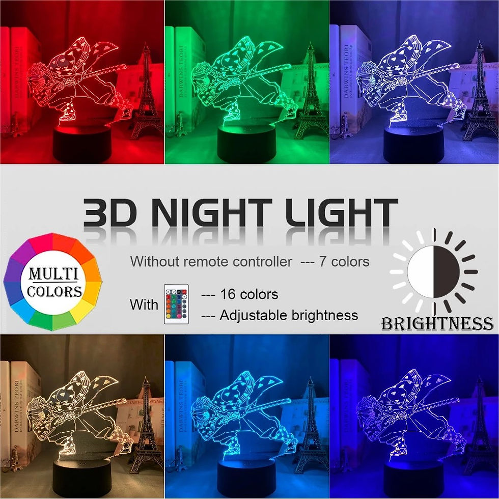 Thumbnail: Demon Slayer Nezuko Kamado 3D Night Light with Remote