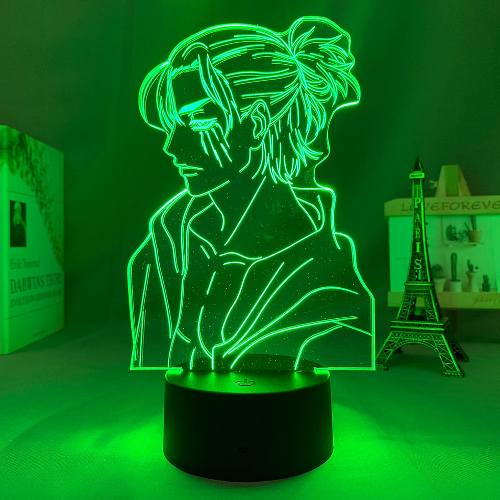 Thumbnail: Attack on Titan Eren Yeager 3D Night Light with Remote