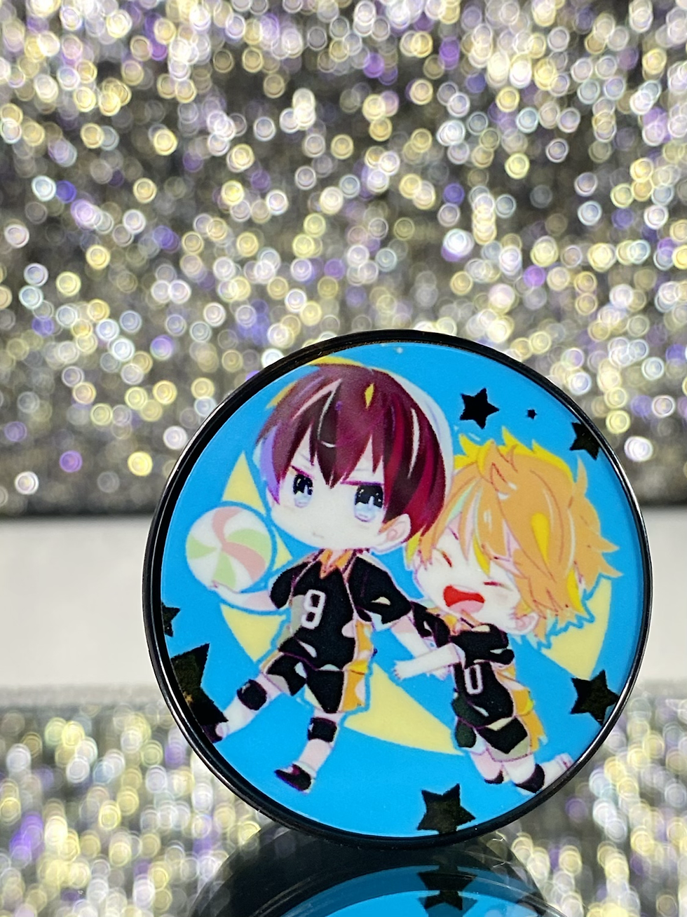 Thumbnail: Kageyama & Hinata Adjustable Phone Holder