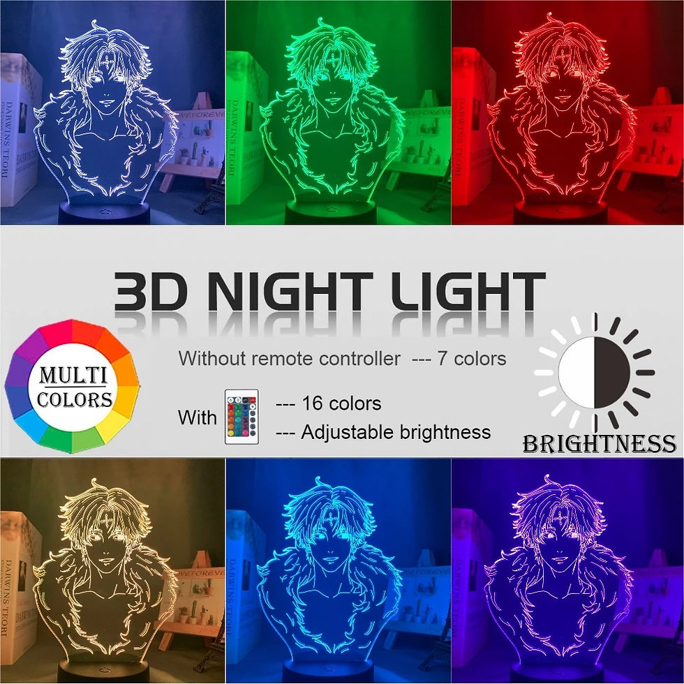 Thumbnail: HunterXHunter Kulolo 3D Night Light with Remote
