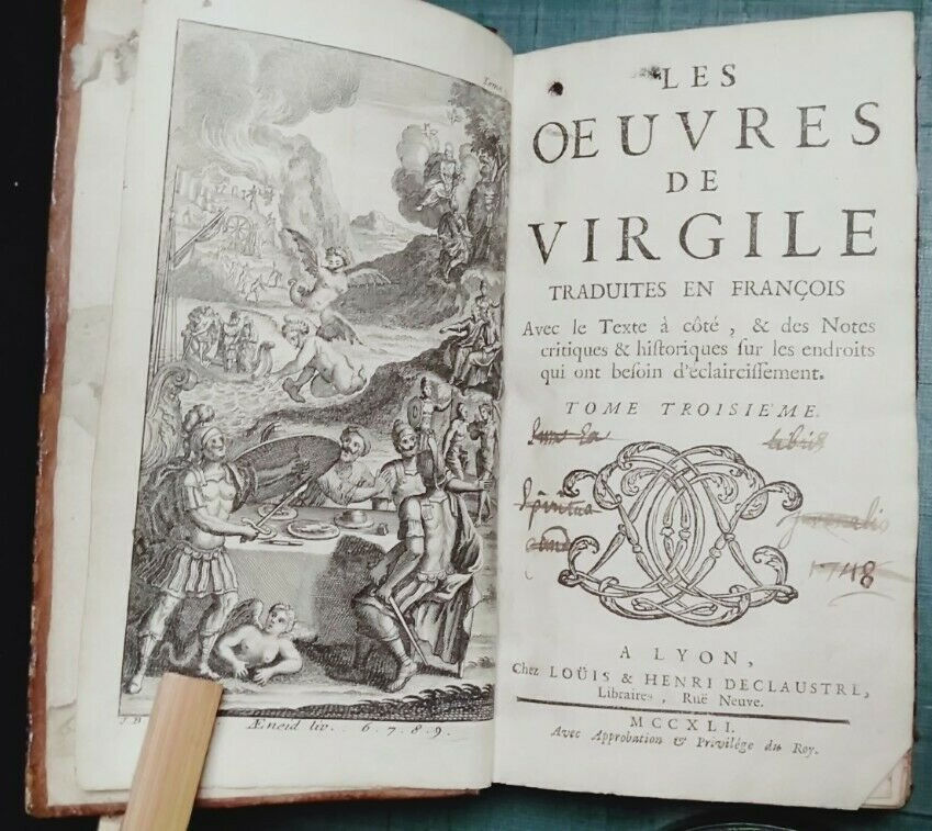 Miniature : VIRGILE - Les oeuvres de Virgile traduits en français