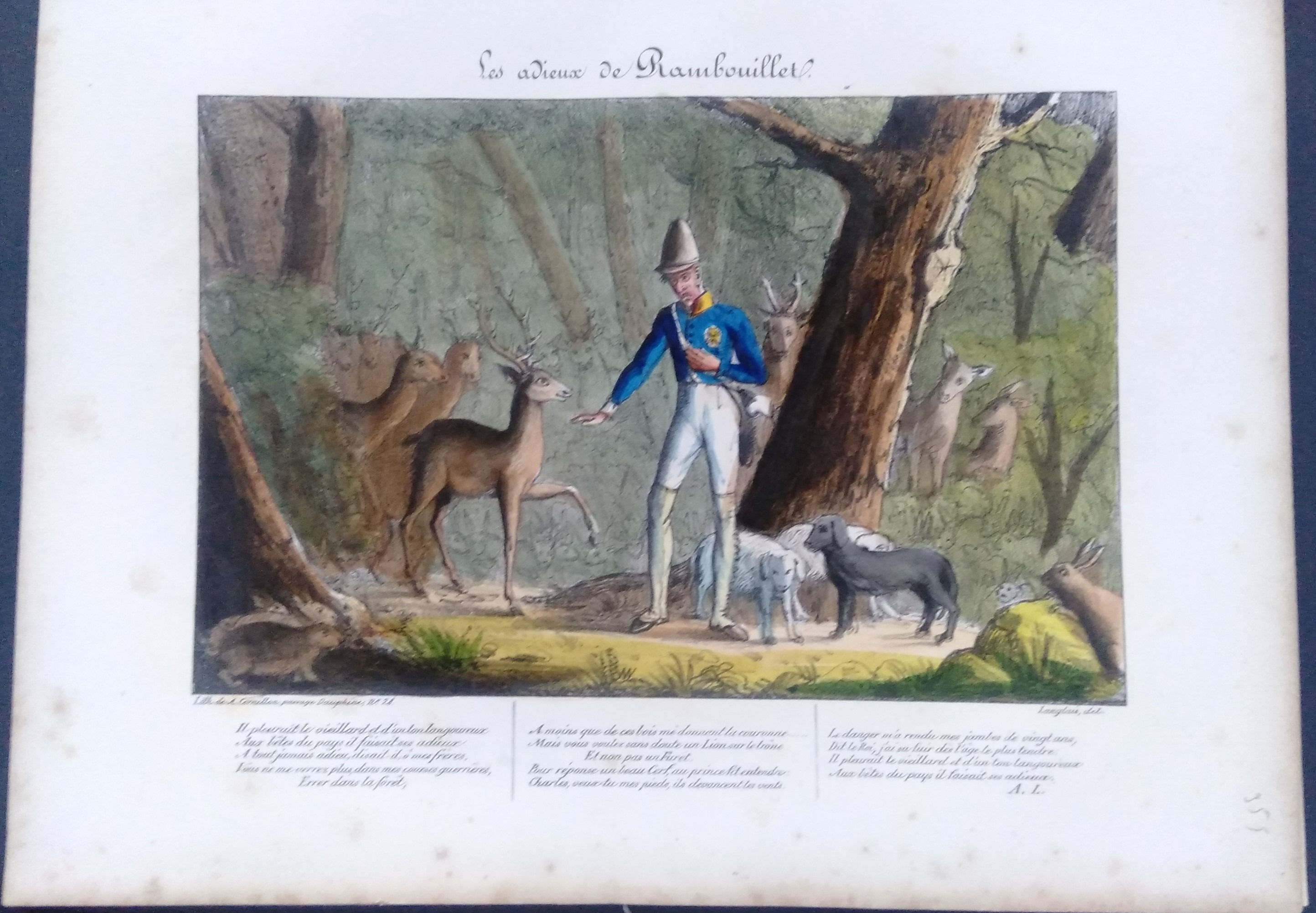 Les adieux de Rambouillet, Langlumé J.