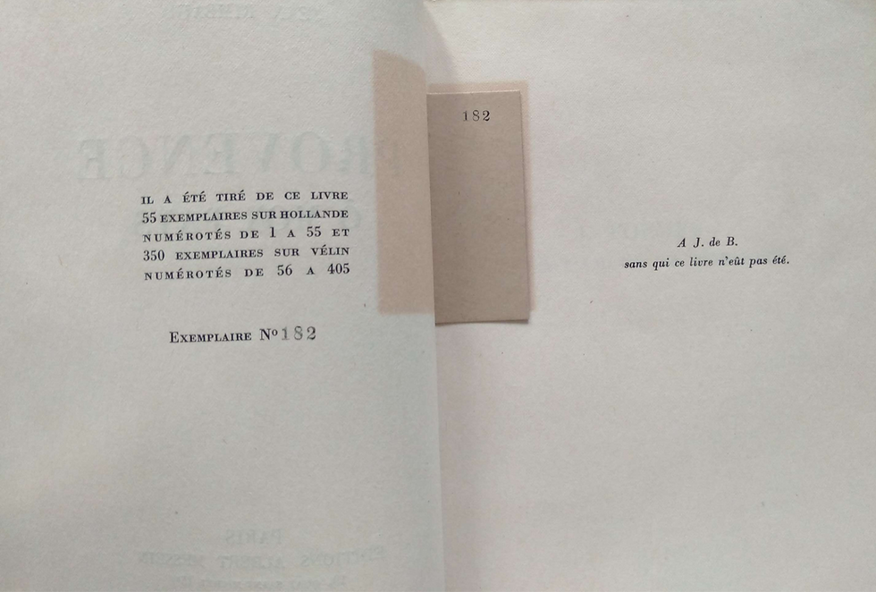 Miniature : Provence O mon pays, Jean Rimbaud, livre, envoi