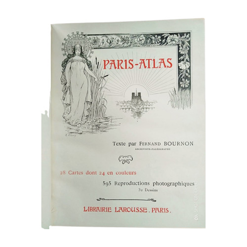 Paris Atlas, BOURNON FERNAND, carte ancienne Paris | Librairie AMB