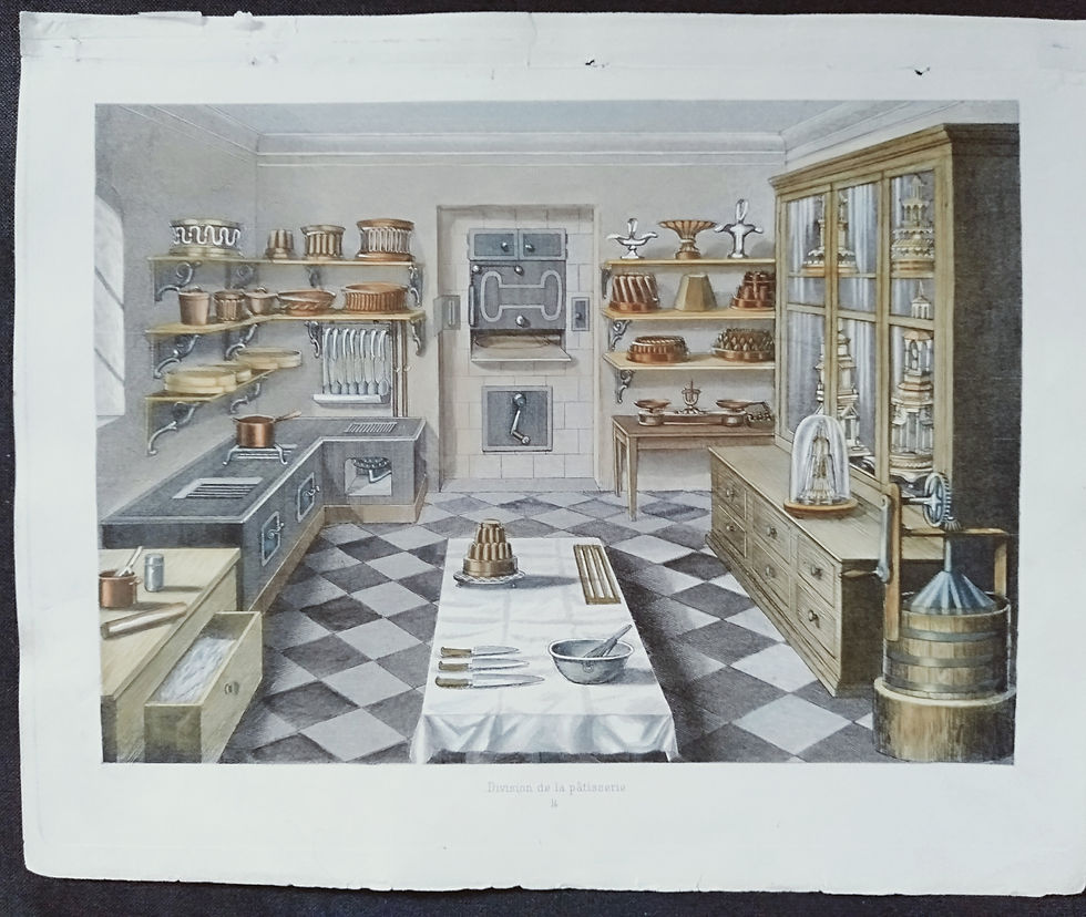 Miniature : Grand buffet de bal, Urbain Dubois, Gastronomie française, gravure
