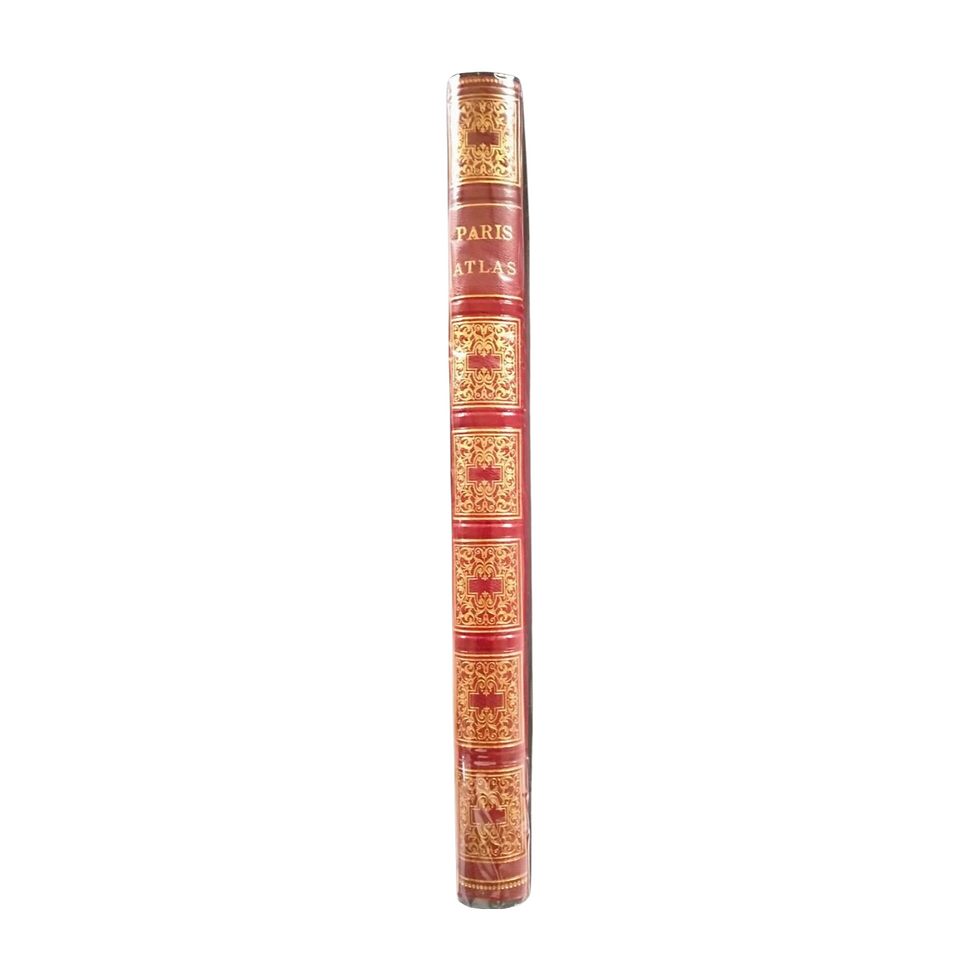 Paris Atlas, BOURNON FERNAND, carte ancienne Paris, 1900, livre