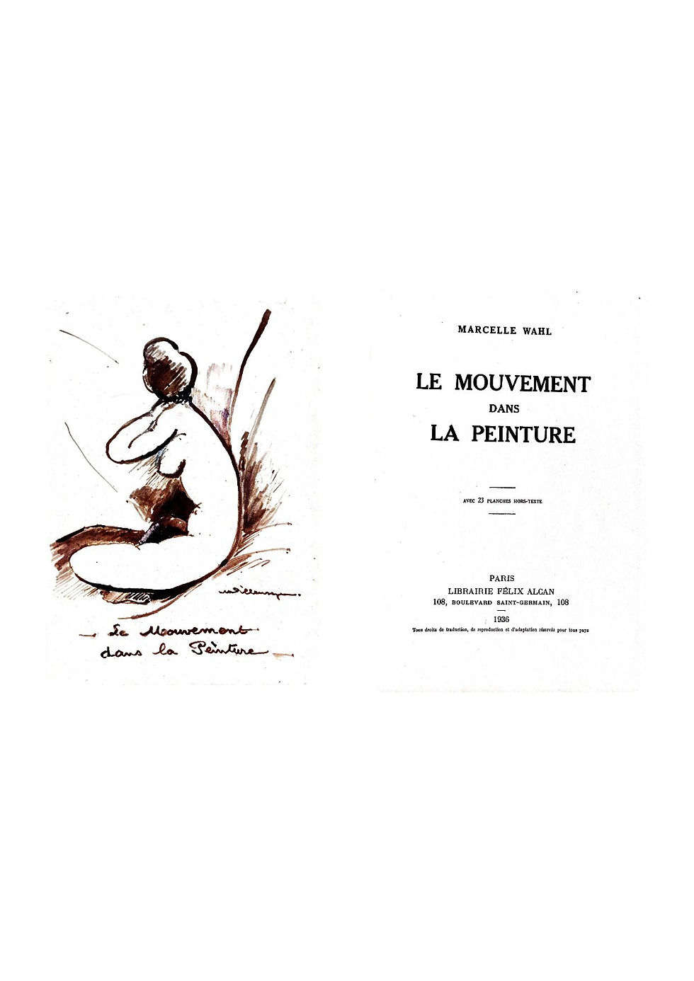 Miniature : Le mouvement dans la peinture, Marcelle Wahl