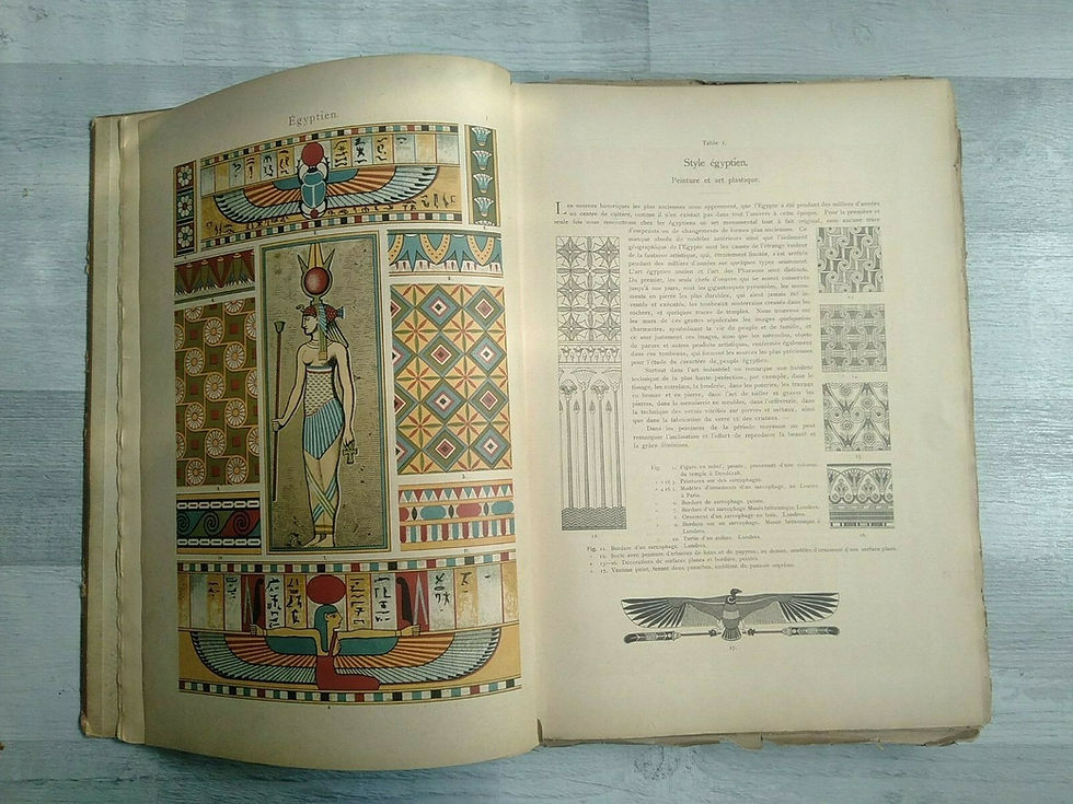 Miniature : DOLMETSCH H. Anthologie de l'ornement chronologique 100 pl couleurs - GUERINET