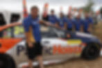 Nandi Kiss's V8 Supercar and his team